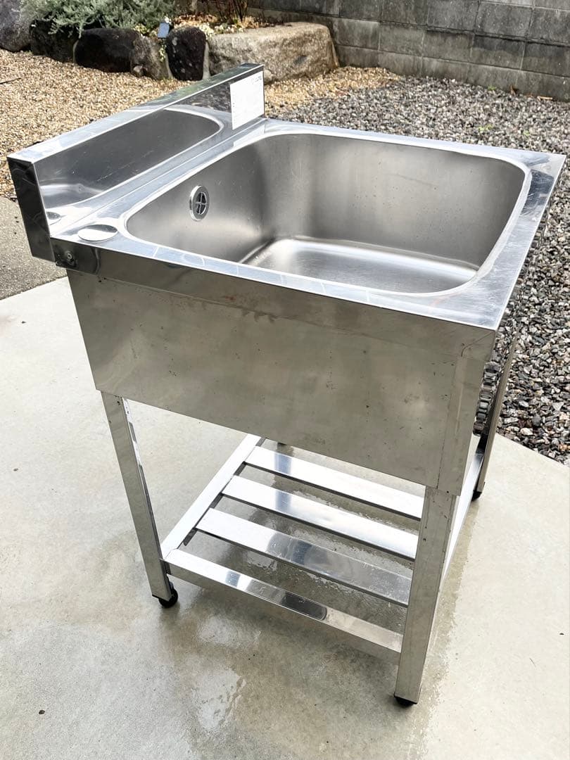 ステンレス1槽シンク 流し台 業務用　600×600×800