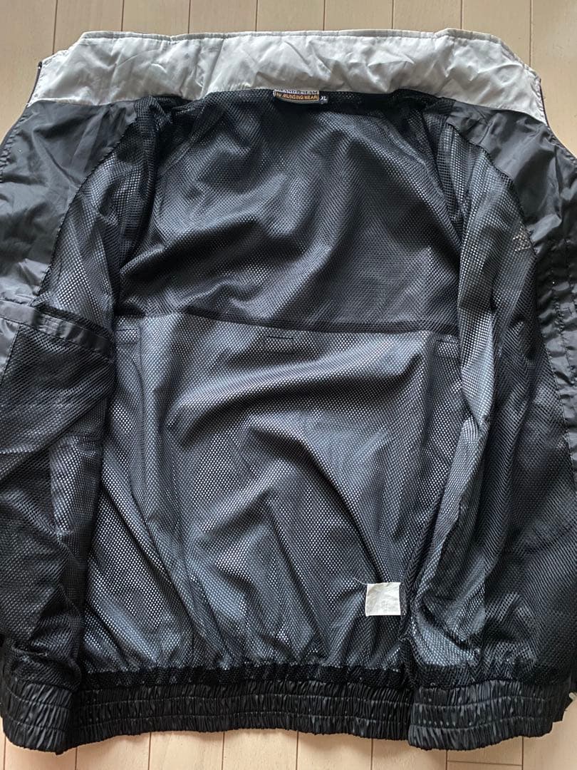 Munsingwear マンシング ブラック ナイロン ジャンパー