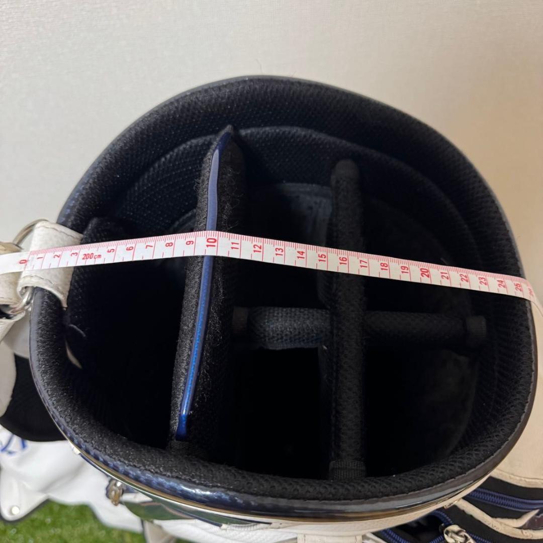 ダンロップ XXIO ゼクシオ キャディバッグ ゴルフバッグ ホワイト