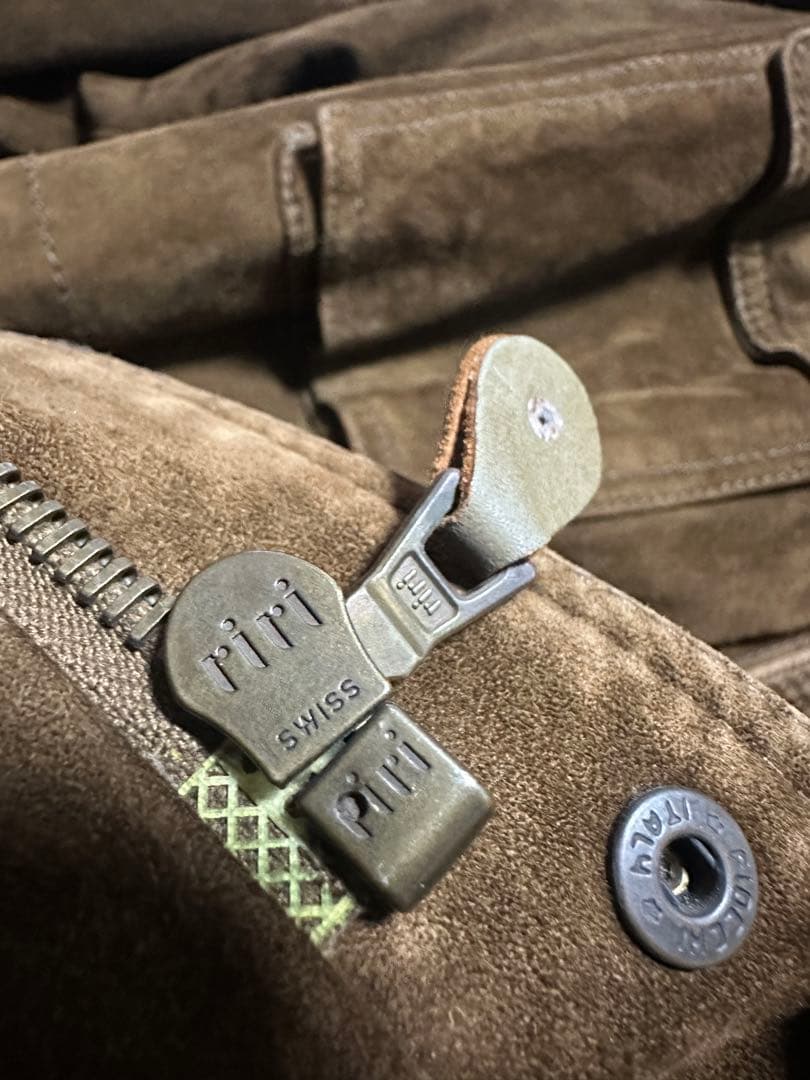 80s HUGO BOSS スエード レザージャケット 中綿 ヒューゴボス