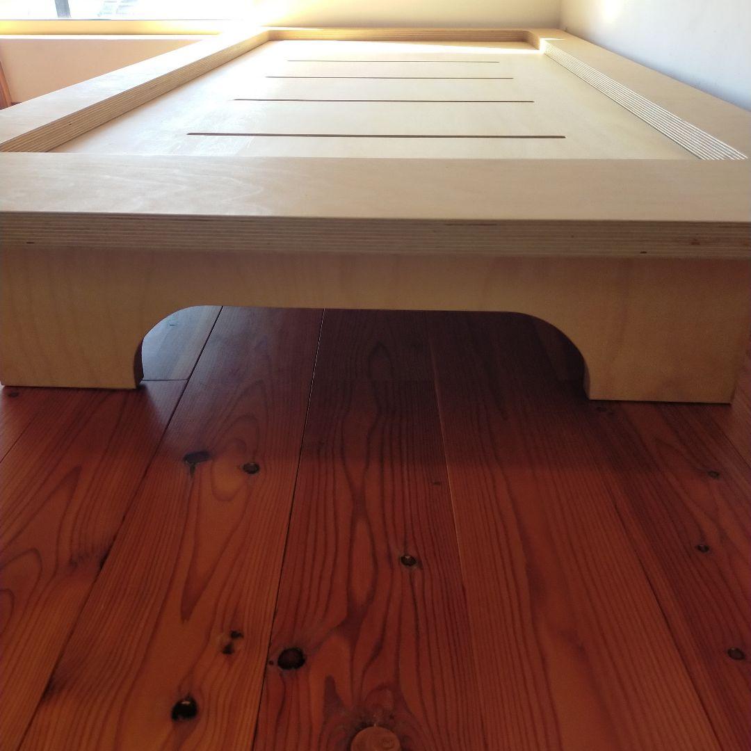 子供用木製ベッド　マットレスつき