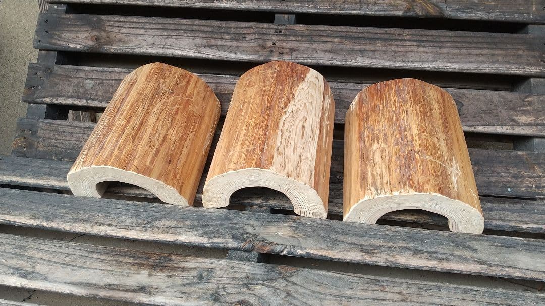 YUME 天然杉 トンネル 丸太 ロング