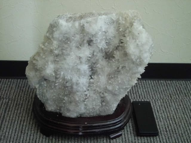 水晶クラスター原石　台座付　パワーストーン　浄化8800g