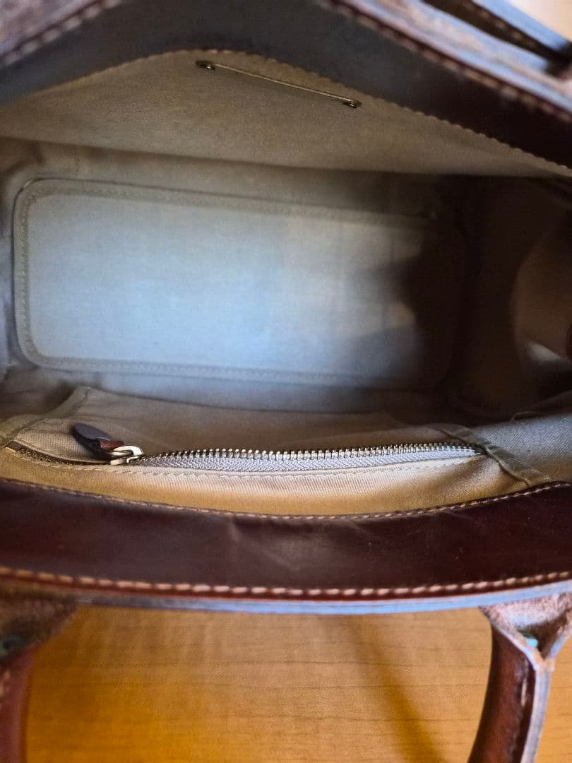 ポロ ラルフローレン　ハンドバッグ 千鳥柄 PVC　ヴィンテージ