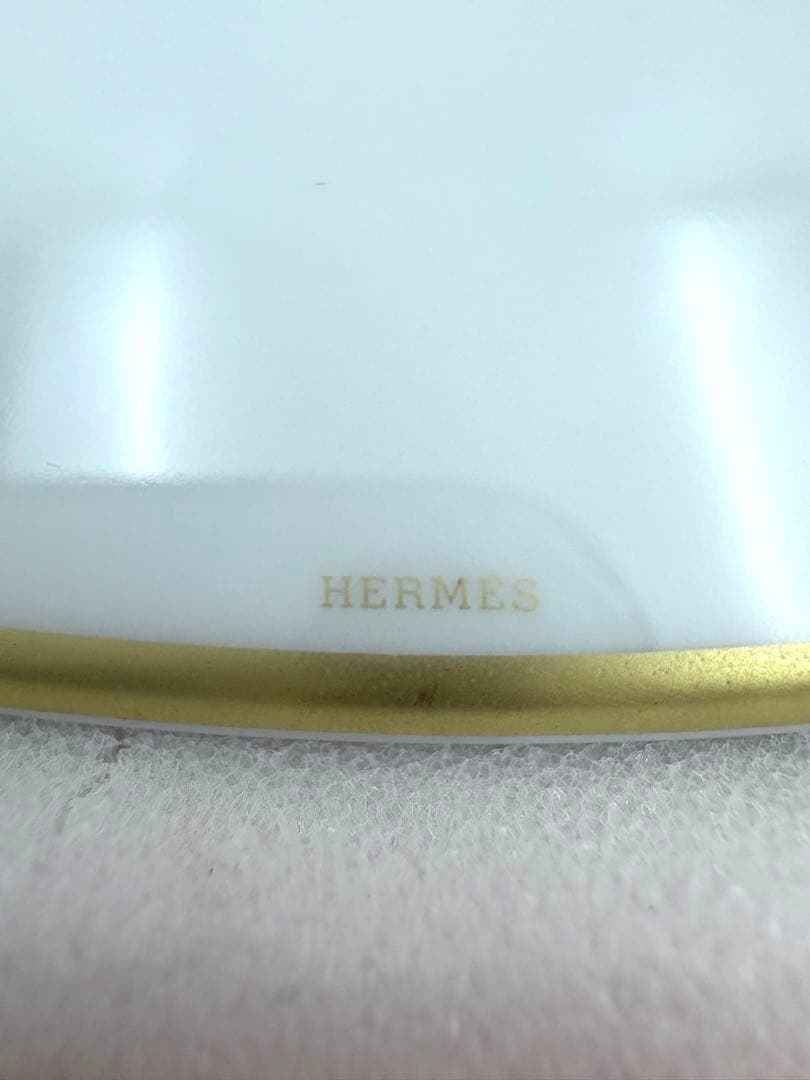 HERMES エルメス　赤道直下のスケッチ アメリカンディナープレート　鳥　箱付