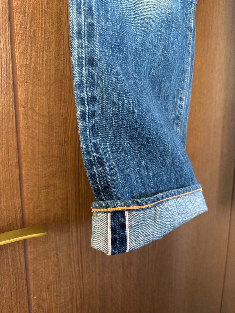 USA製シュガーケーンSugar Cane紺デニムW36=約88cm加工粗未使用