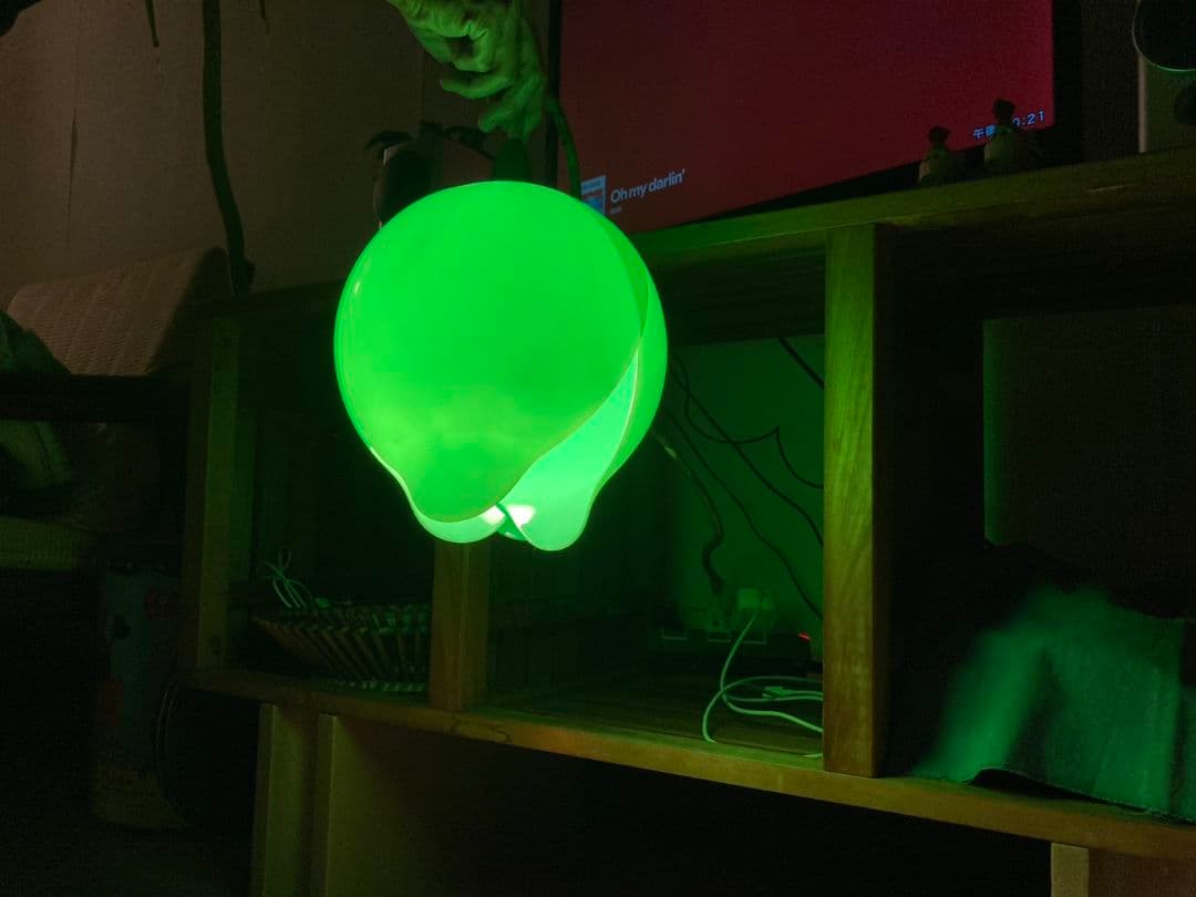 レトロ　チューリップ　ペンダントライト 花びら フロアライト　コンセント　緑