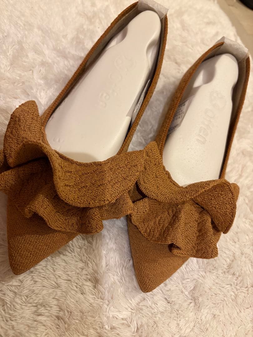 【美品】offen pointed-frin CAMEL 23.5