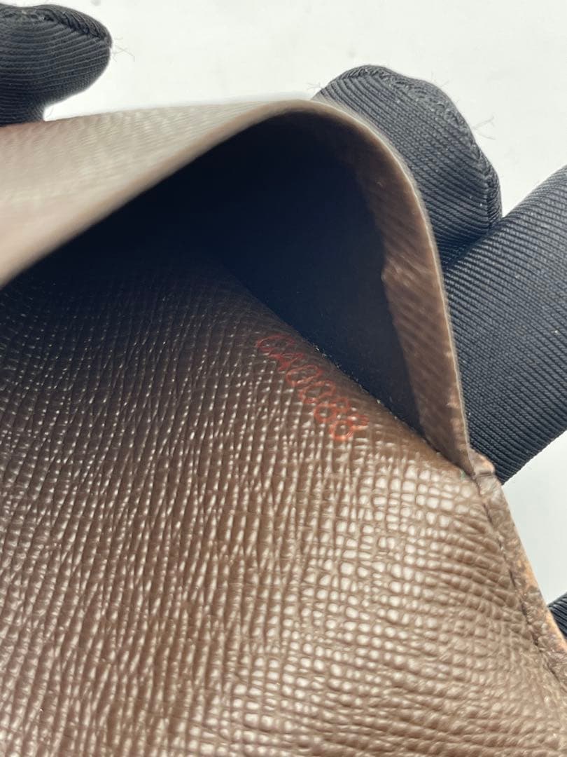 ルイヴィトン ブラウン 名刺入れ ダミエ