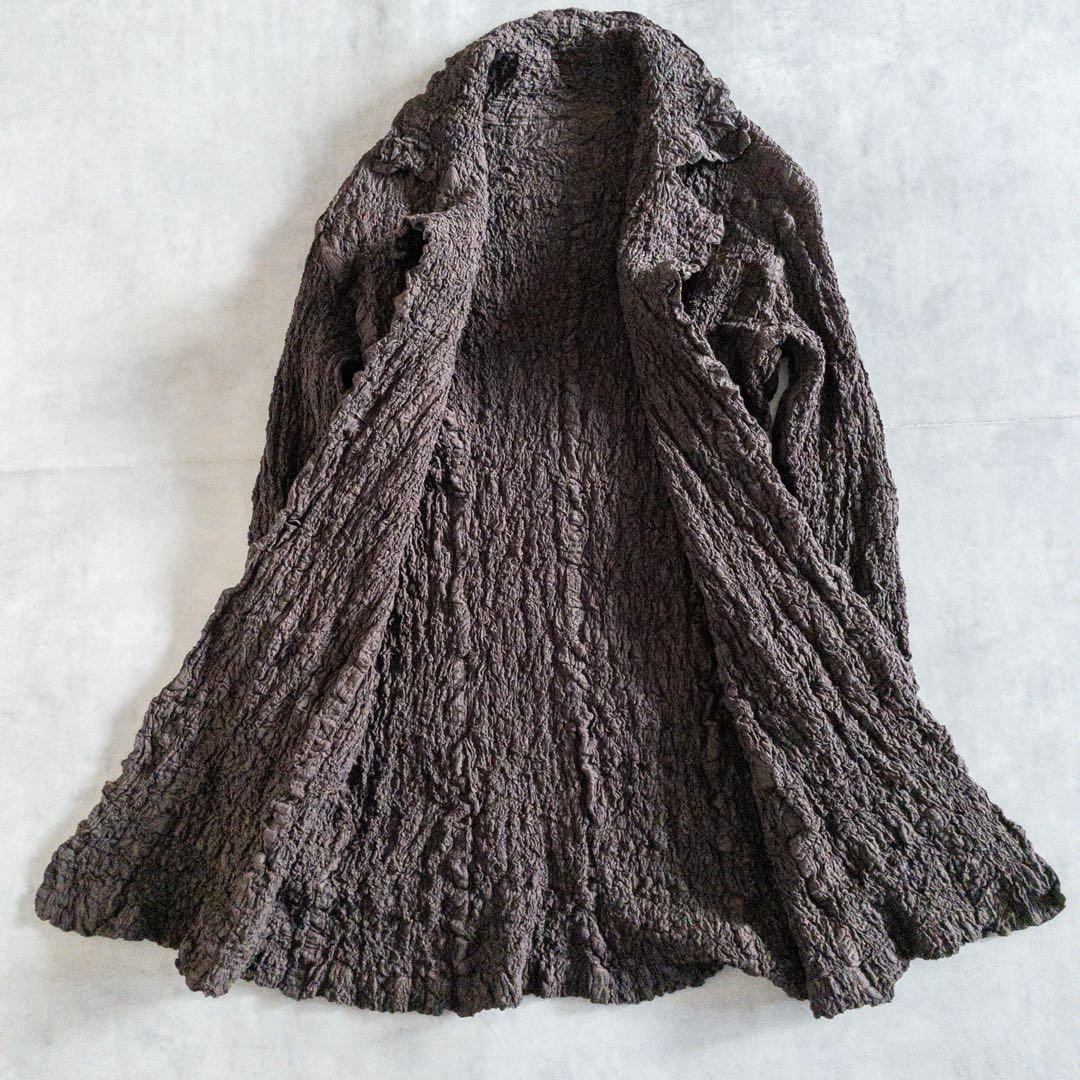 ISSEY MIYAKE ME カリフラワー　シワ加工　カーディガン　ジャケット