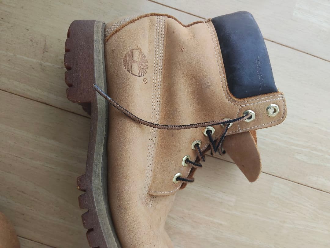 Timberland ベージュ ハイカットブーツ
