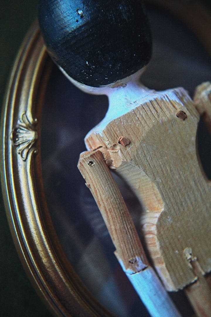 アンティーク ペグドール 木製人形 ウッデンドール コケシ