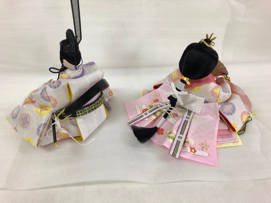 雛人形セット 花柄背景付夏場価格