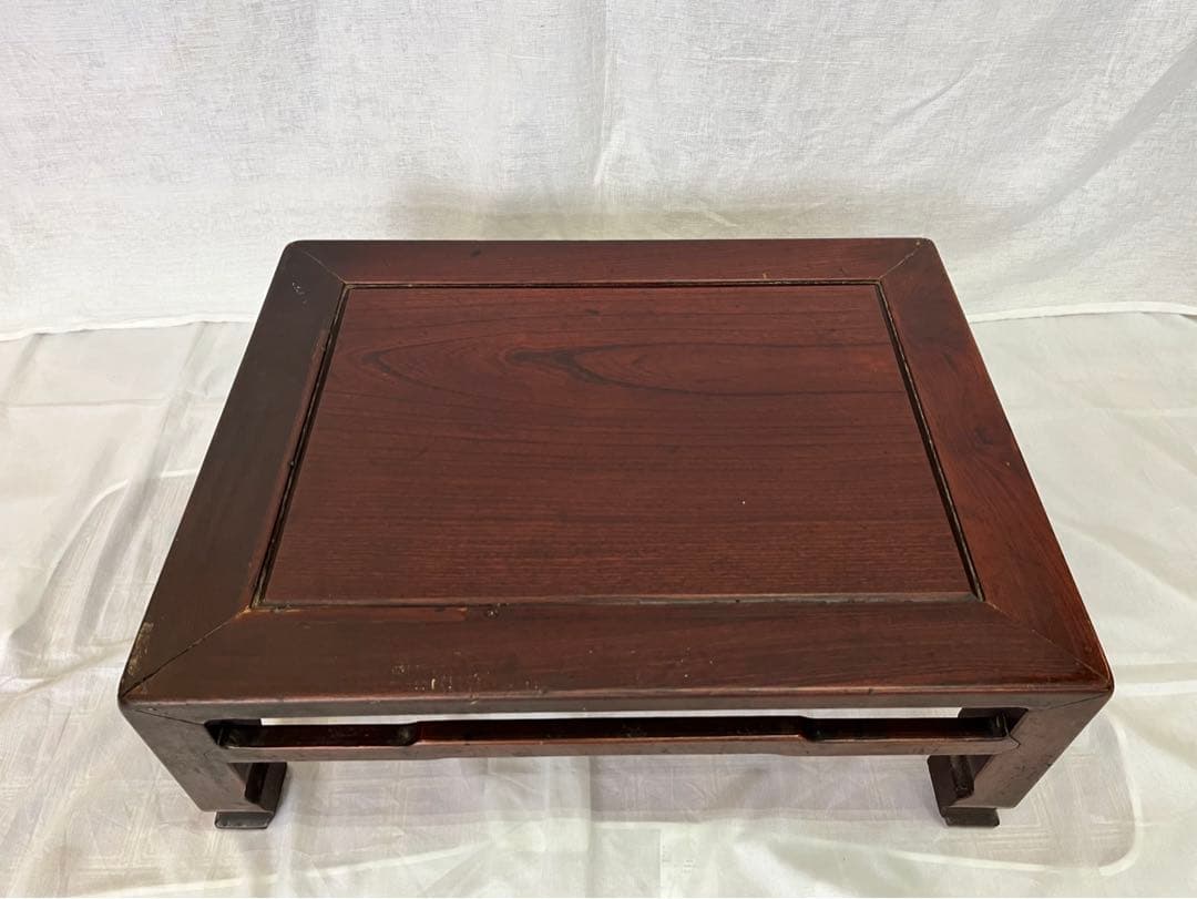 【アンティーク】木製 無垢材 欅 座卓 座敷机 昭和レトロ 古家具 古民家 銘木