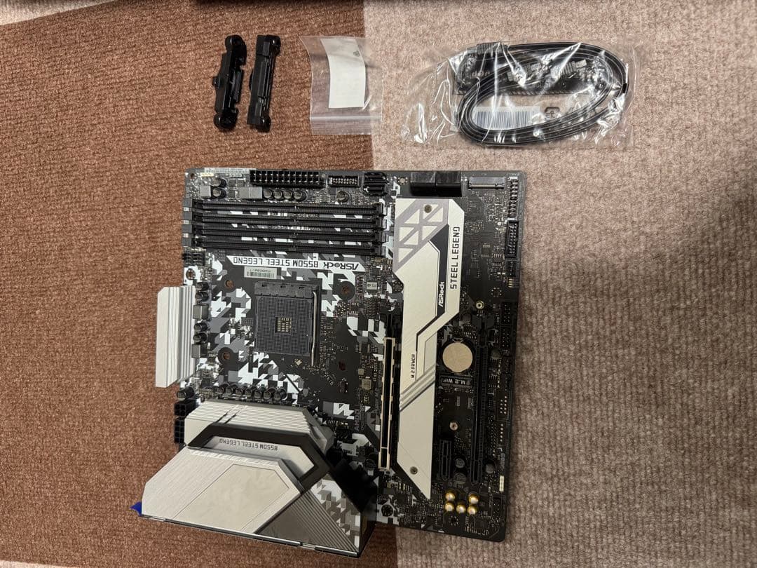 【動作確認美品】ASRock B550M STEEL LEGEND マザーボード