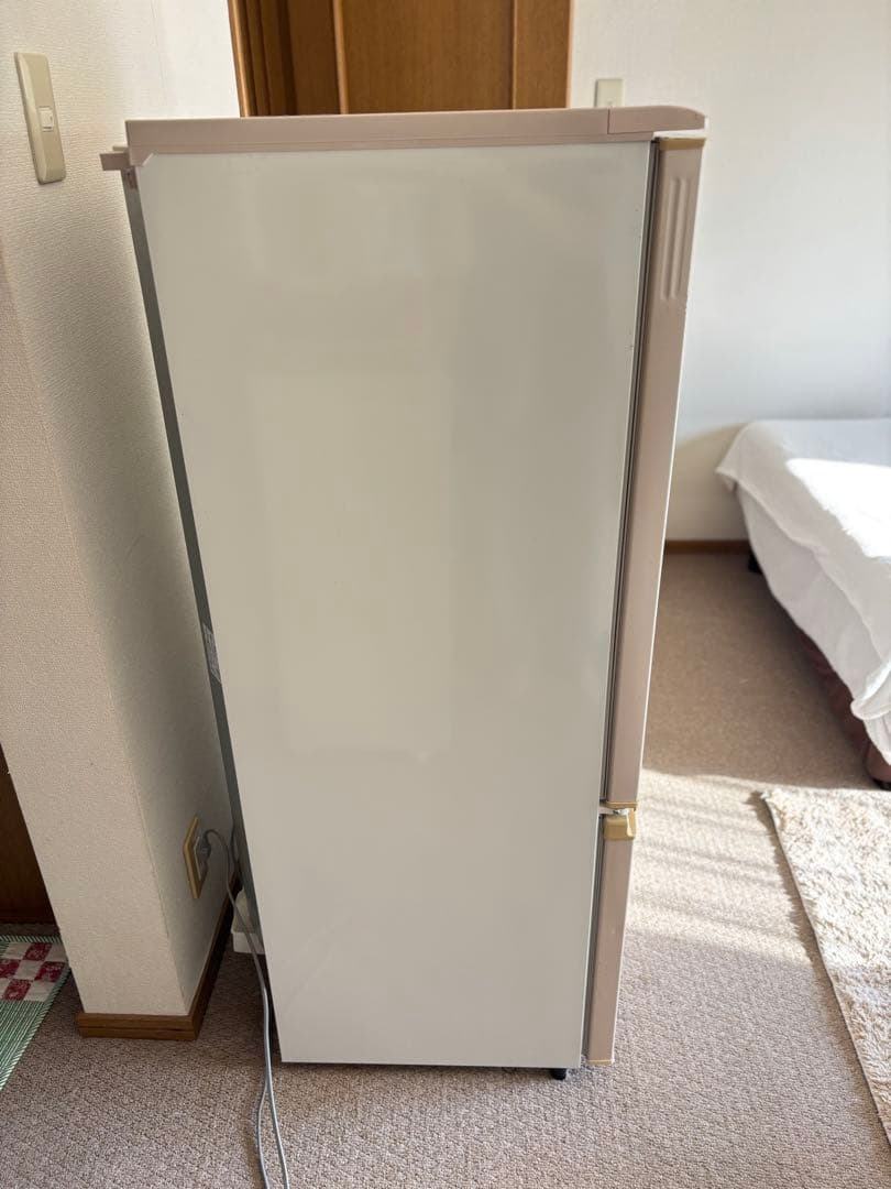 ホワイト 2ドア冷蔵庫