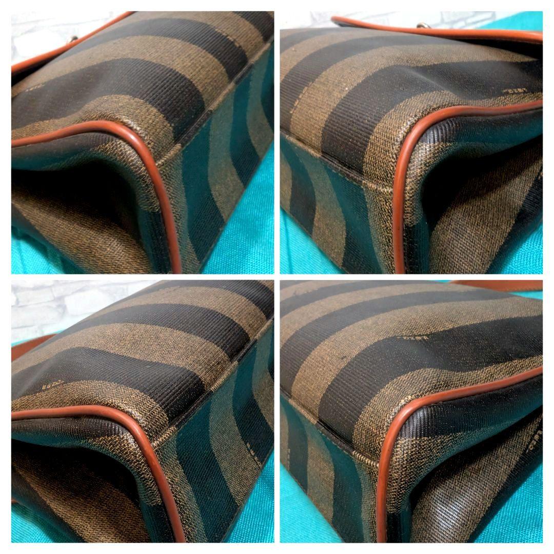 ✨lyn✨♥美品♥フェンディ ハンドバッグ ペカン柄 2way FENDI