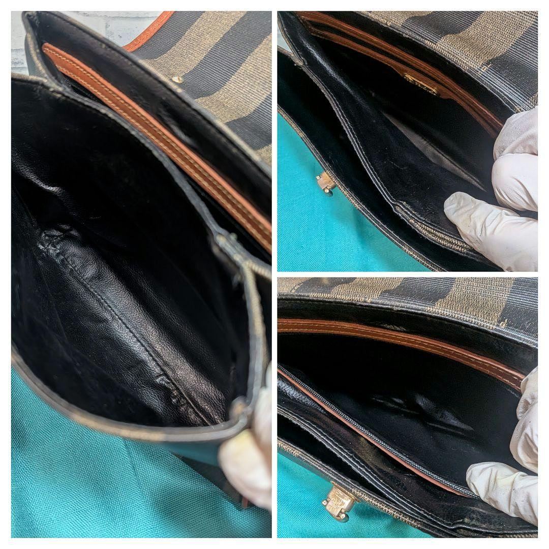 ✨lyn✨♥美品♥フェンディ ハンドバッグ ペカン柄 2way FENDI