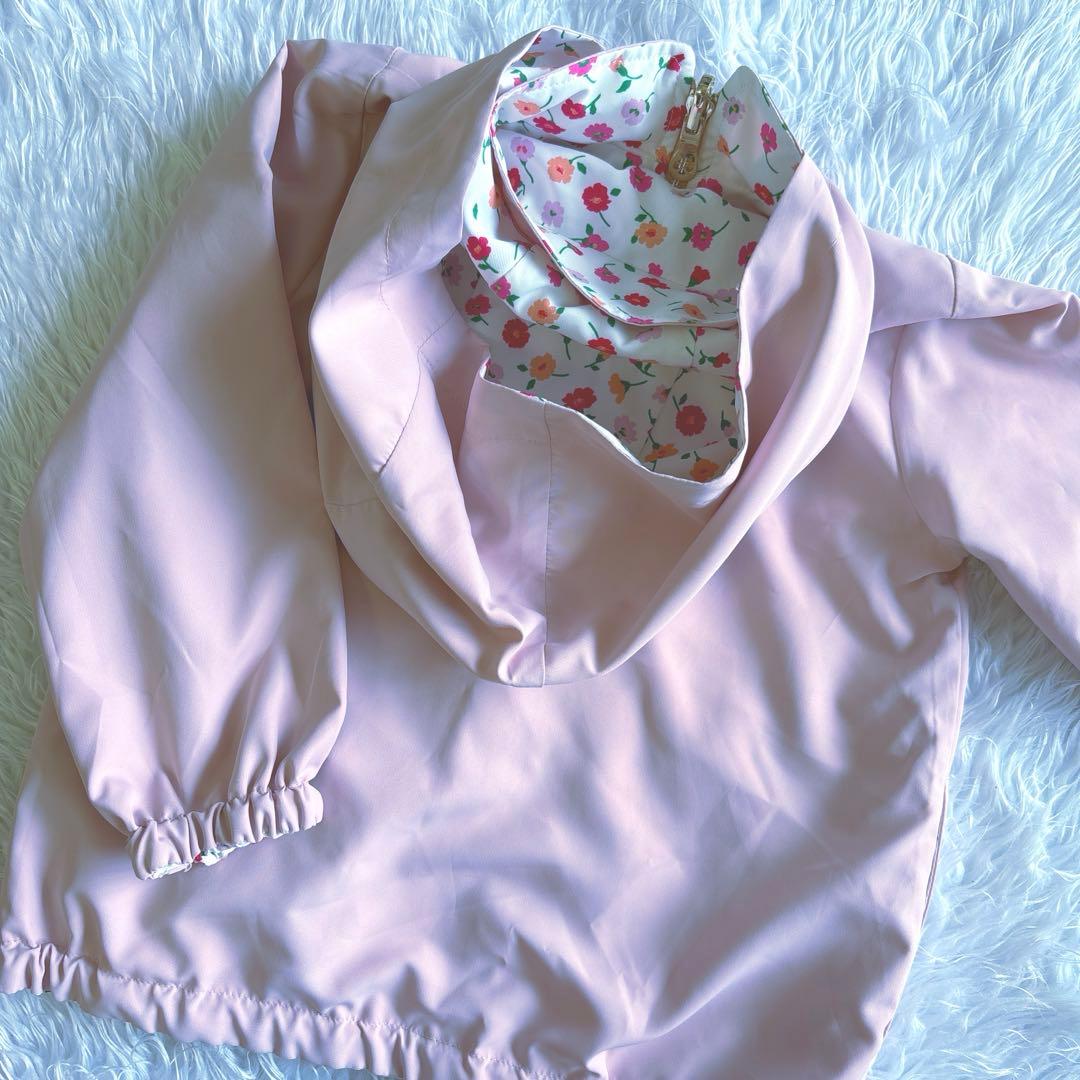 〈新品〉ケイトスペード　フラワーリバーシブルウィンドブレーカー【110】