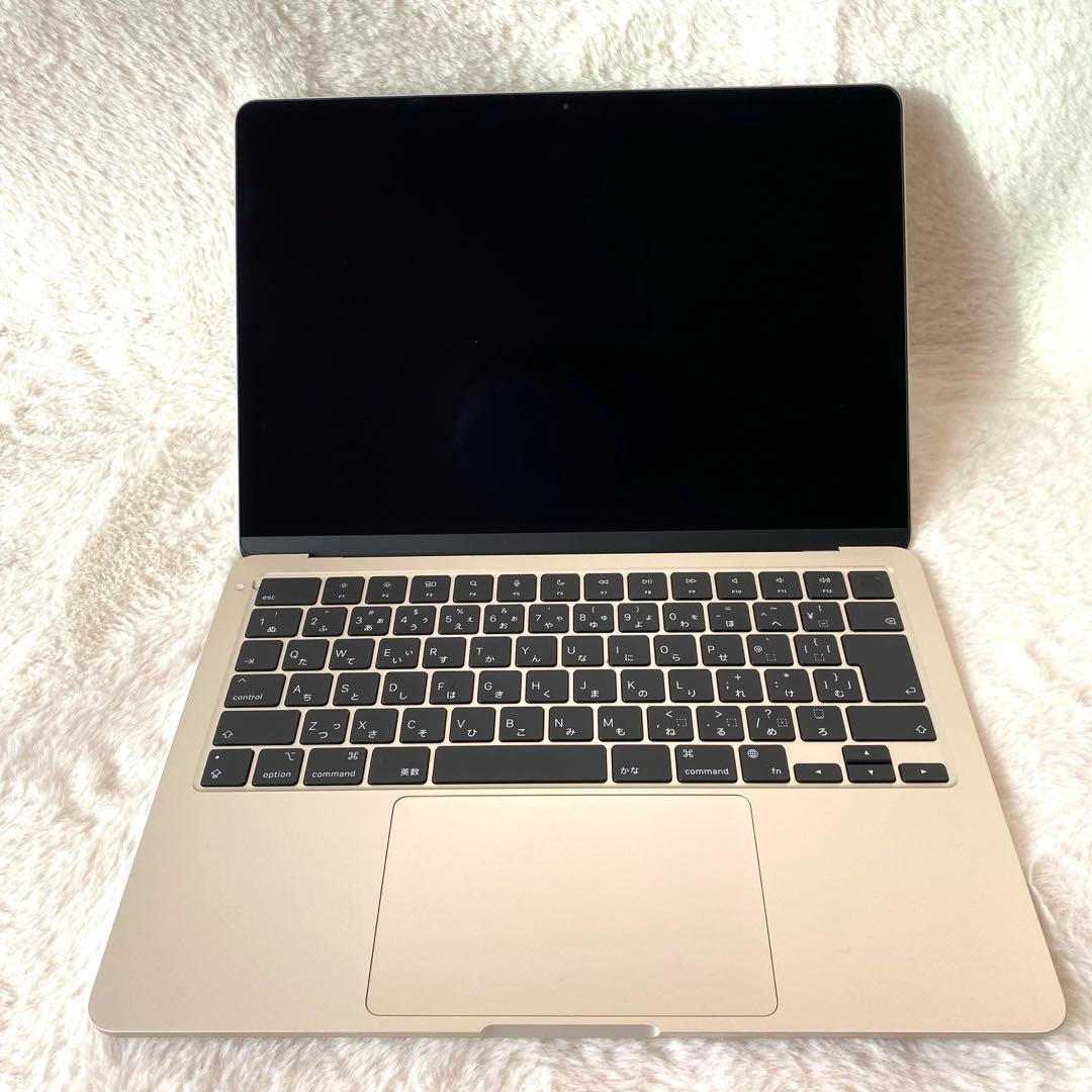 ほぼ未使用　M2 13インチMacBook Air 16G 256GB SSD