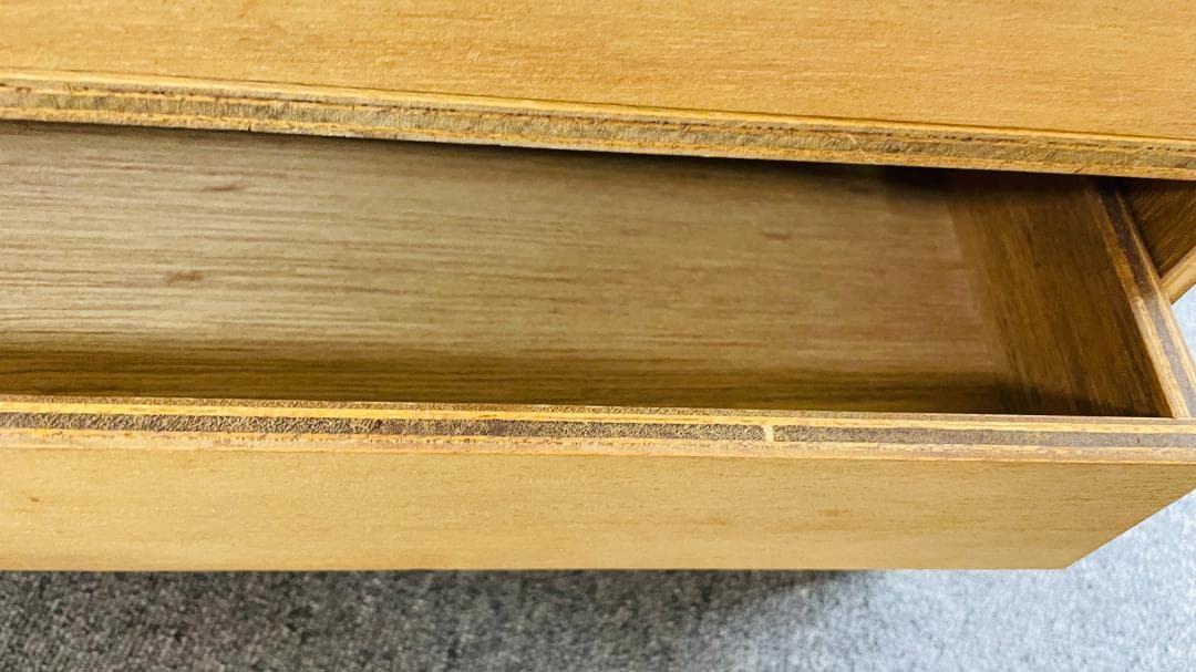 LAUAN SHELVES 引出し3段　ナチュラル