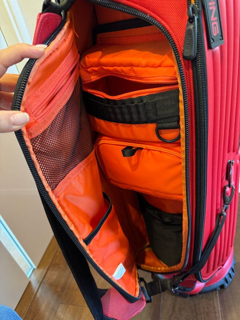 【美品】キャディバッグ PING ピン One Pocket ワンポケット