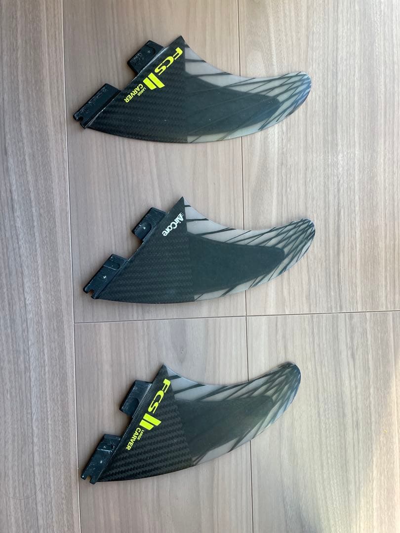 FCS2 フィン CARVER PC CARBON TRI FINS Lサイズ