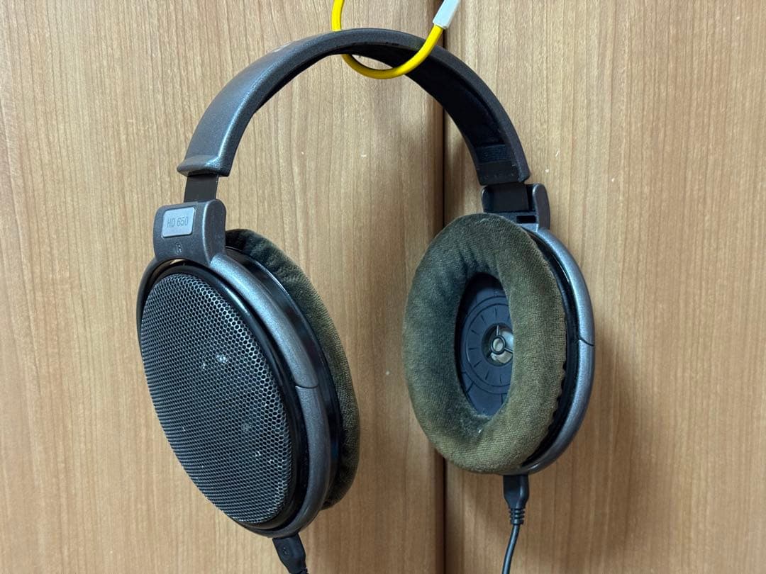 【動作確認済】Sennheiser HD 650 リケーブル可能ヘッドホン