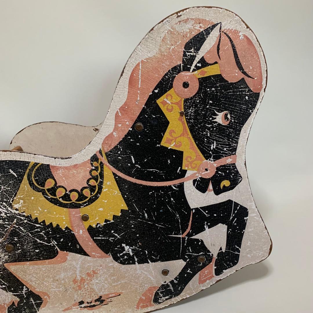 USAヴィンテージ　木製木馬