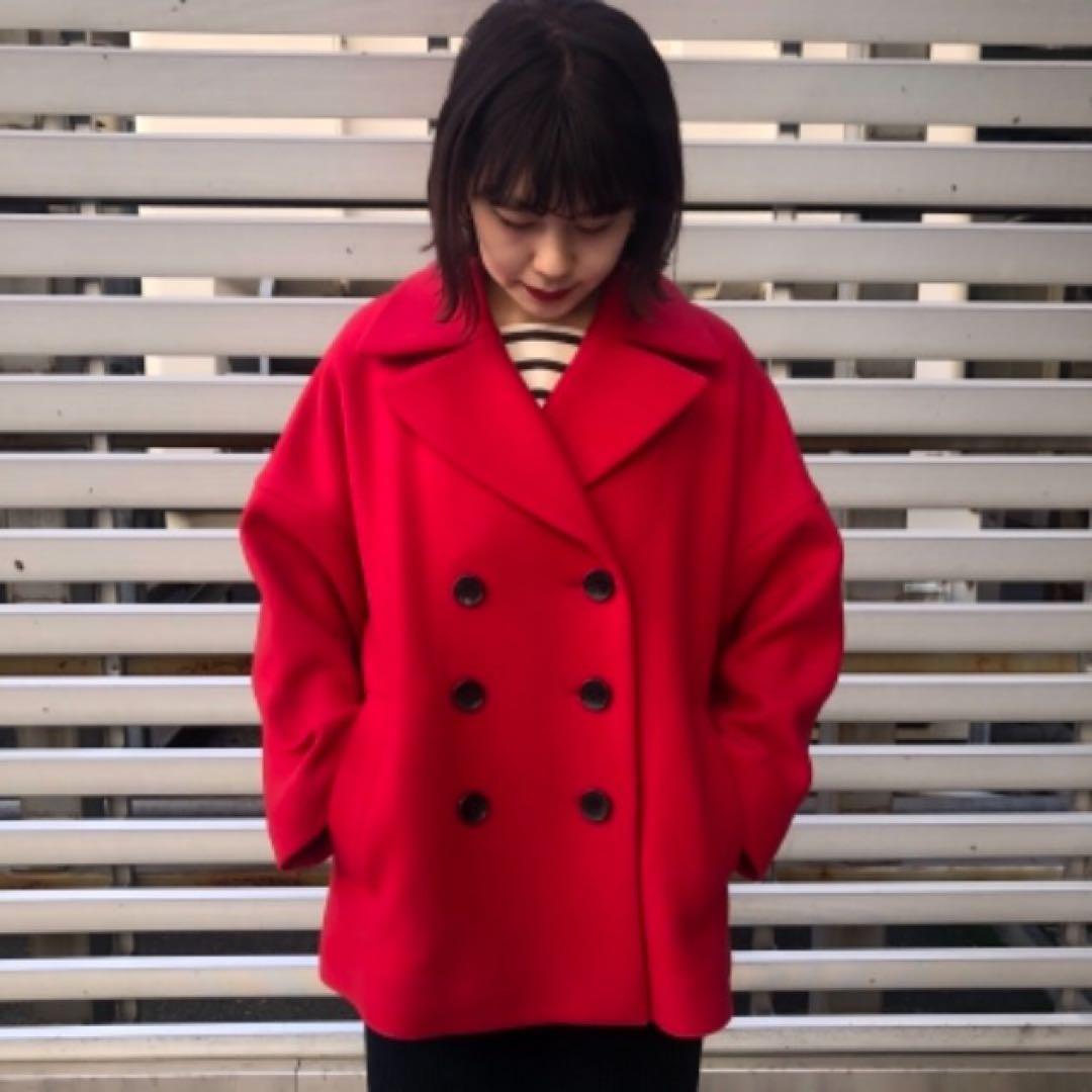 デミルクスビームス　メルトンウールピーコート