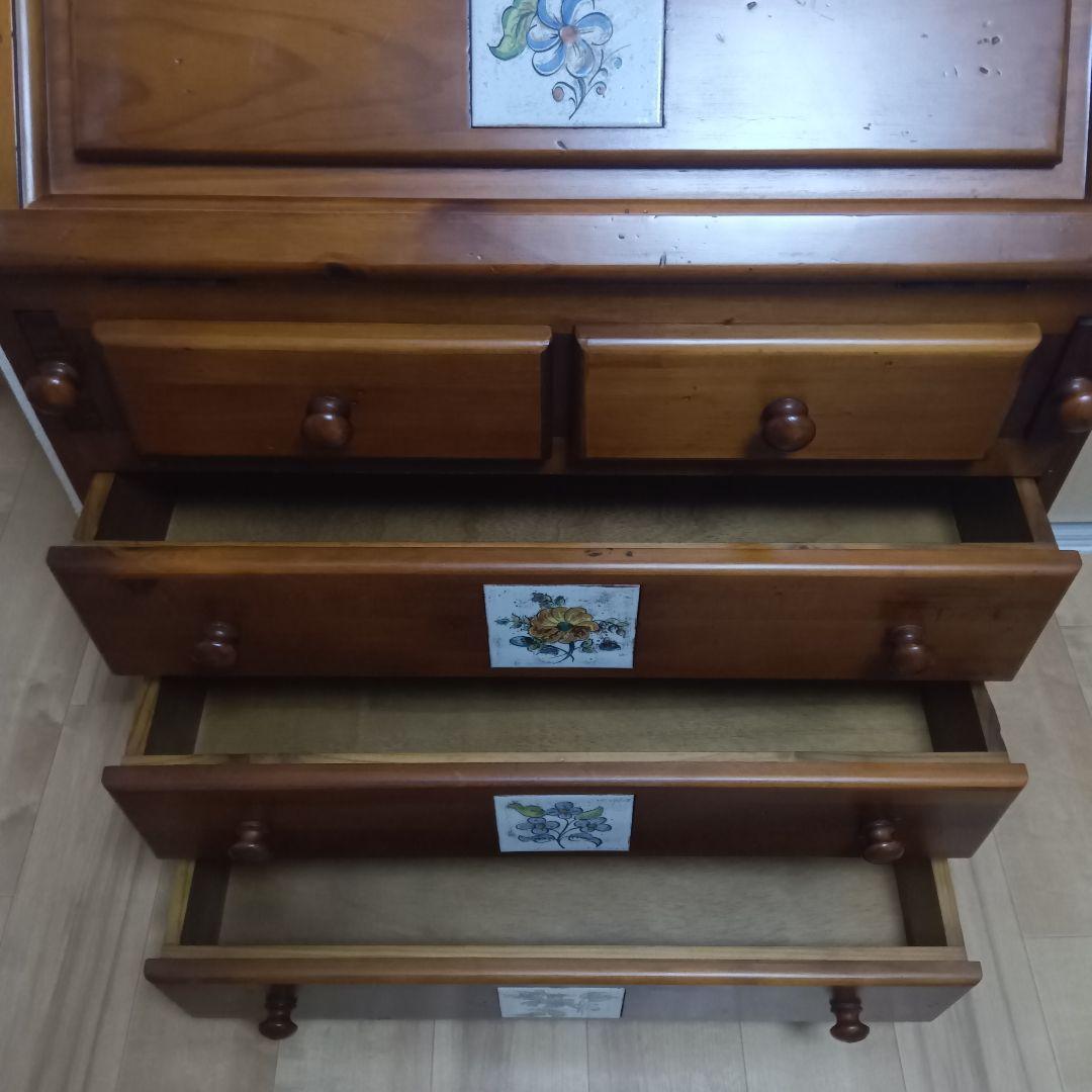 木製　スペイン家具　ビューロー　アクタス　チェスト　デスク