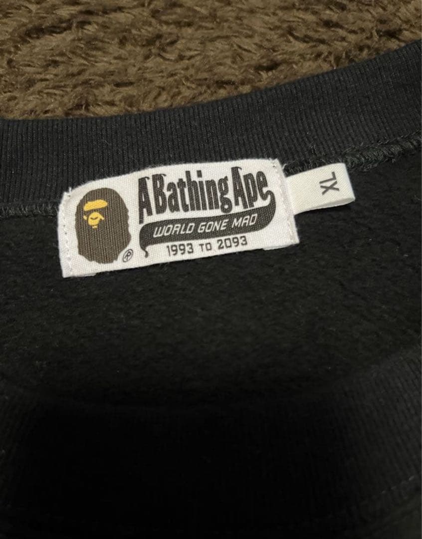 アベイシングエイプ　スウェットトレーナー　XL　黒