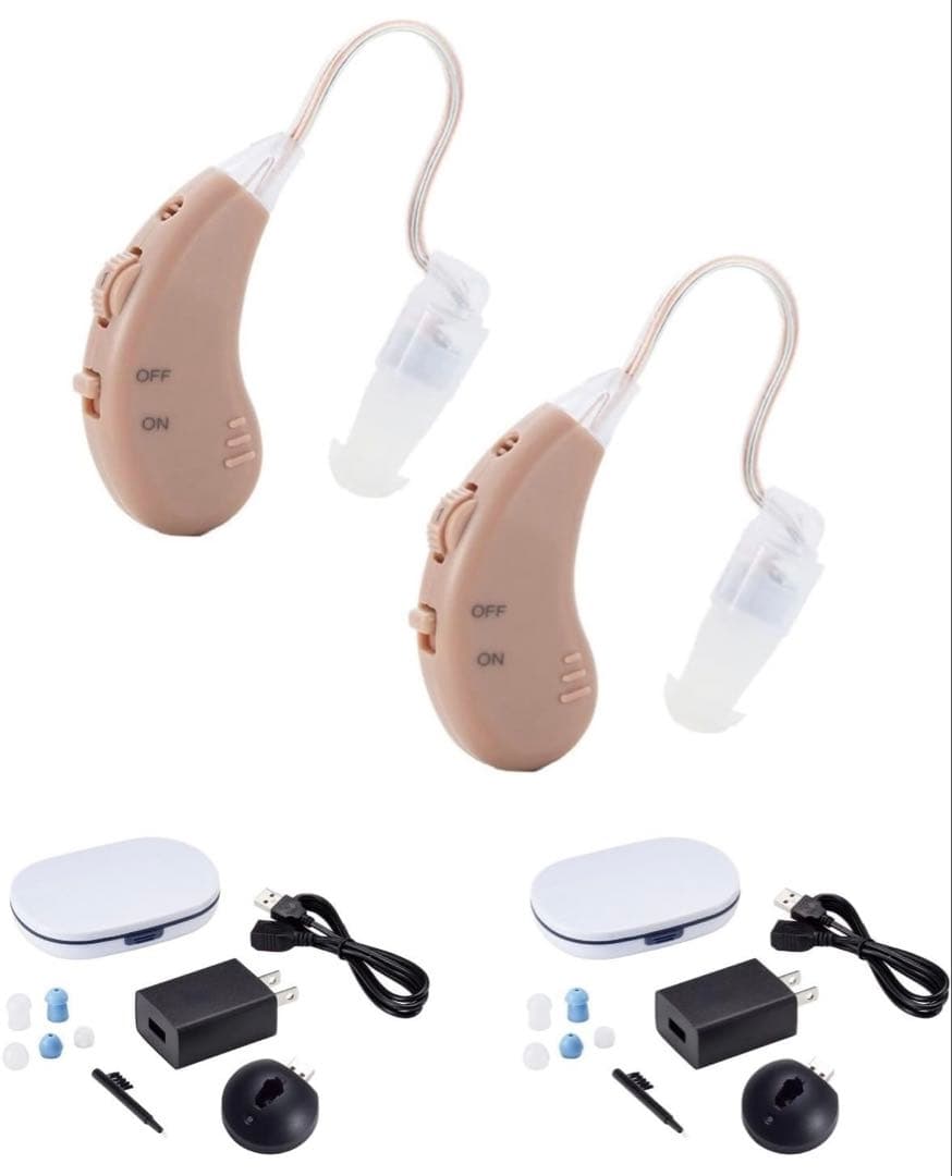 かっぺ【新品未使用】Shop Japan 楽ちんヒアリング2個セット集音器