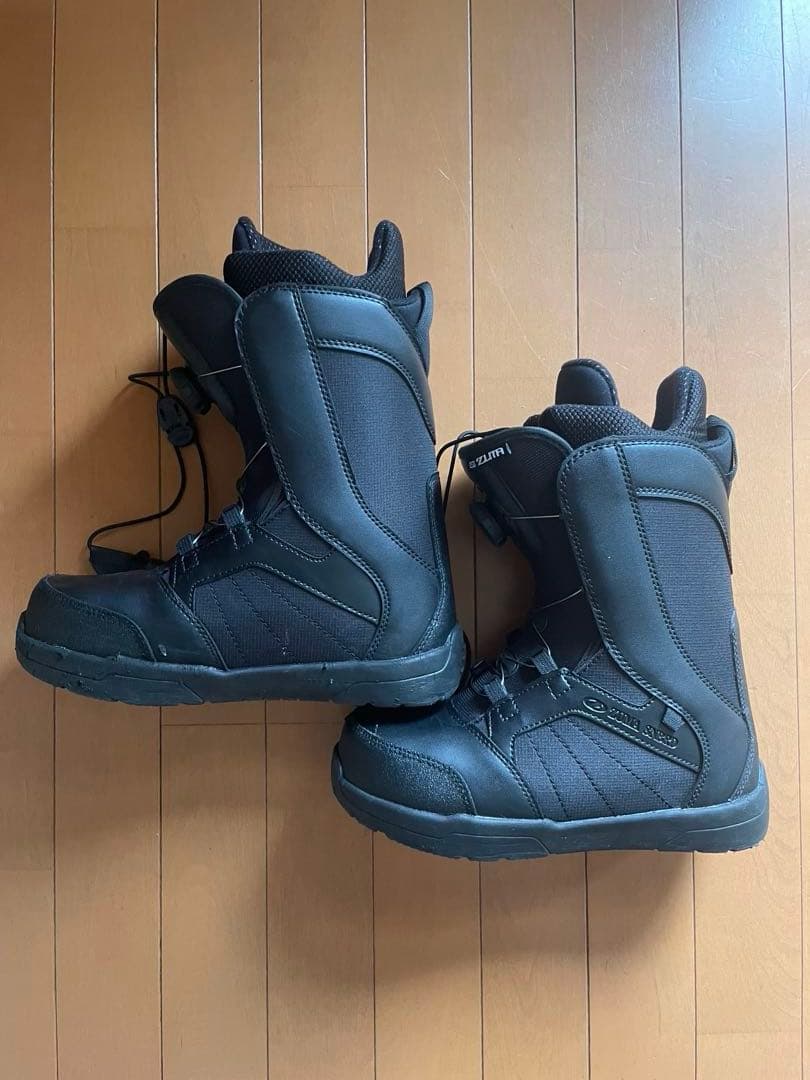 ZUMA ブラック スノーボードブーツ 24センチ