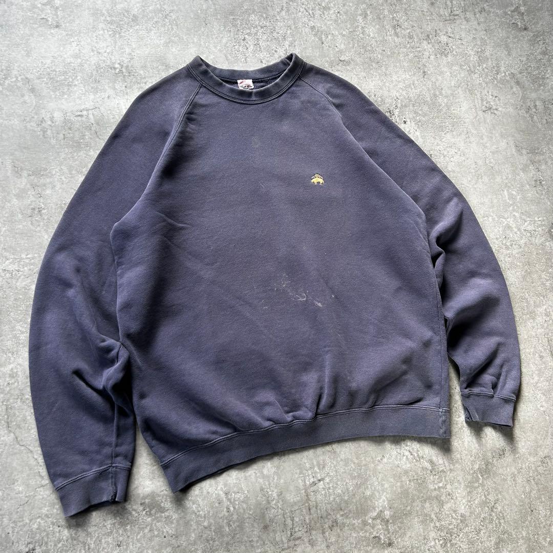 70s- ブルックスブラザーズ スウェット フェードネイビー XL相当