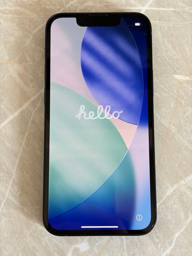 【美品】iPhone13mini128GBミッドナイト本体 バッテリー100%