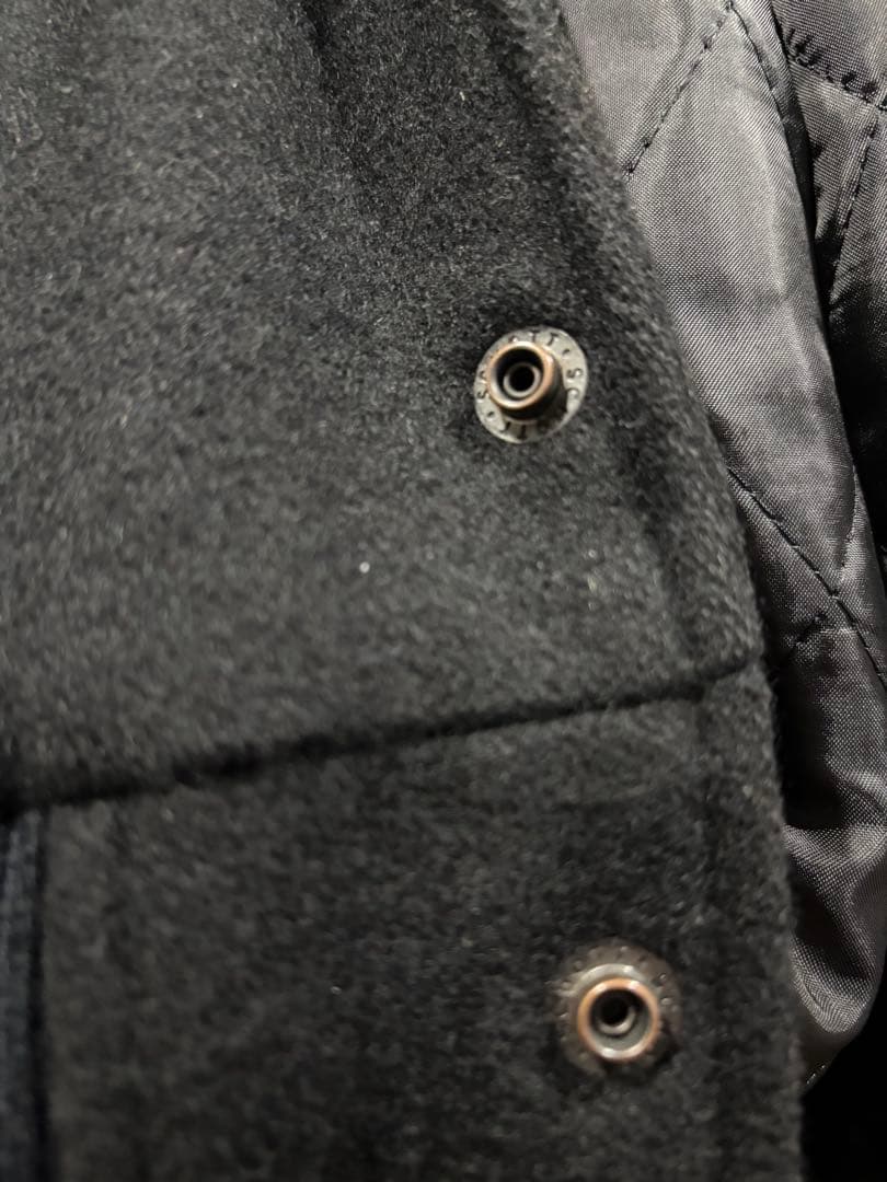 美品　GDC グランドキャニオン　スタジャン ネイビー/ホワイト　レザー　S