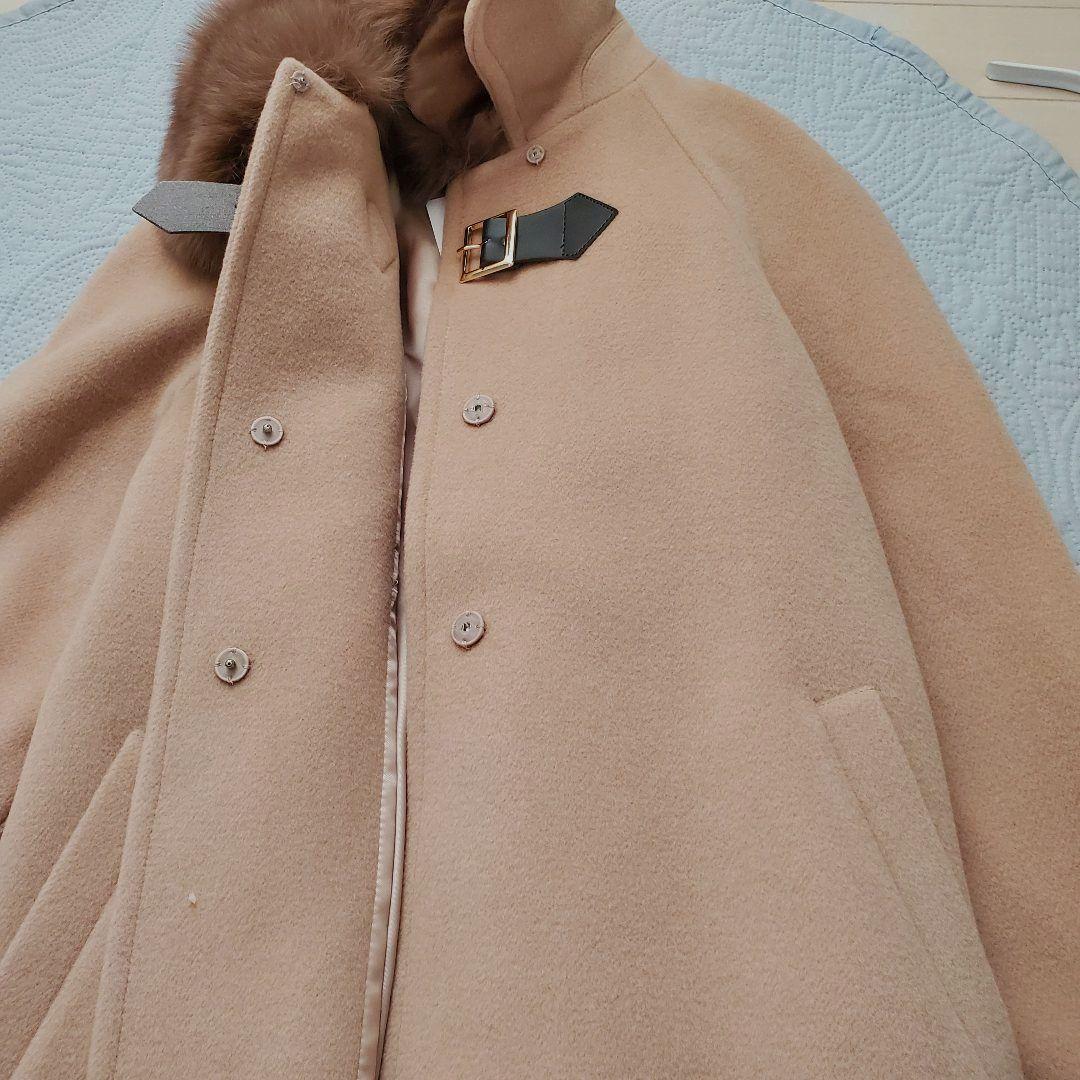 Mari　毛85% アンゴラ15% 新品 アプワイザーリッシェ ケープ風