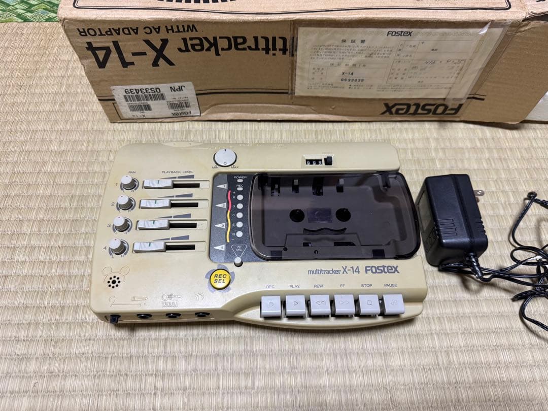 DJ機材 fostex X-14