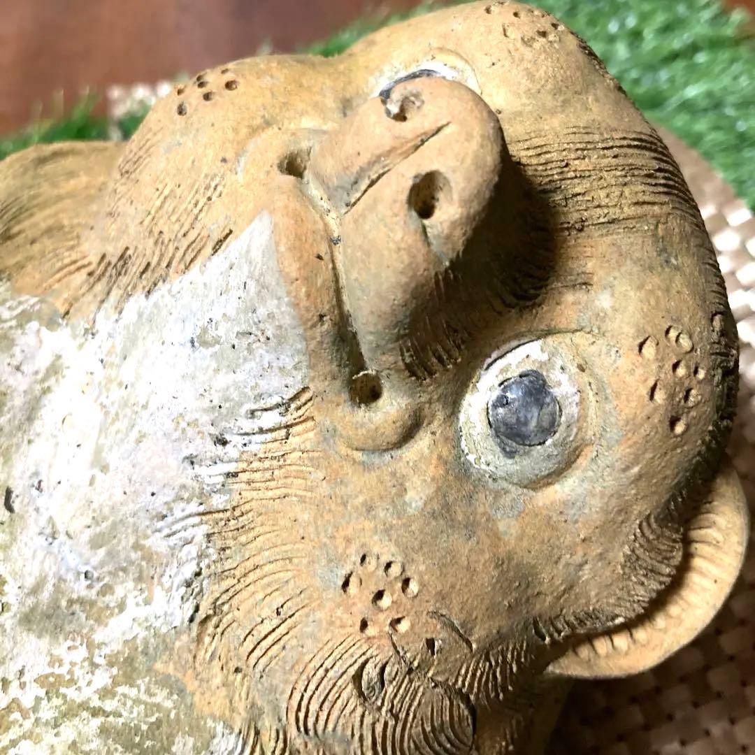 希少 信楽焼き 開運 信楽焼 信楽初期 ヴィンテージ 焼物 置物 正月 飾り