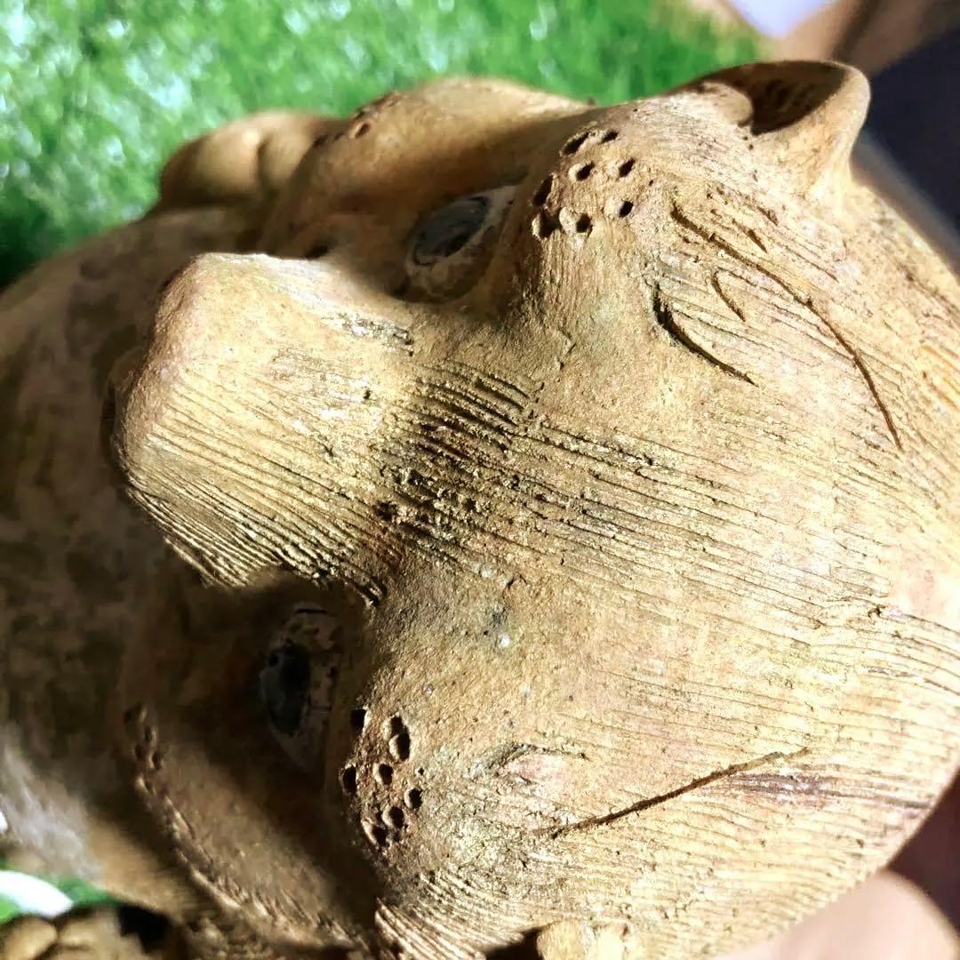 希少 信楽焼き 開運 信楽焼 信楽初期 ヴィンテージ 焼物 置物 正月 飾り