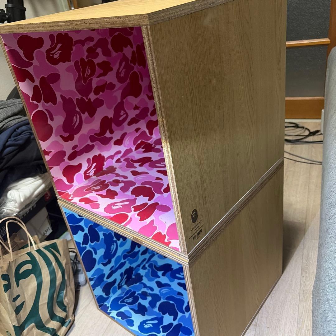 A BATHING APE カモフラージュ収納ボックス2個セット