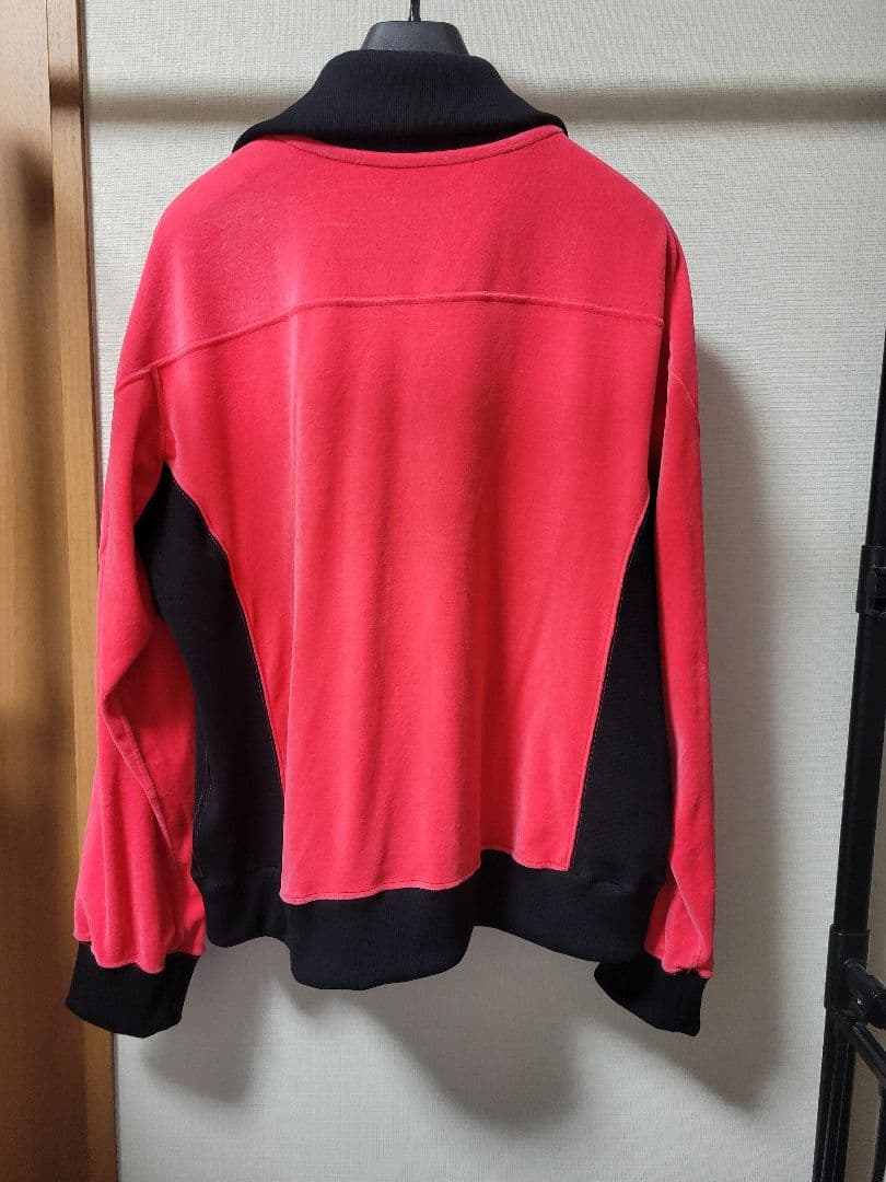 トップス ANCELLM VELOUR SWITCHING JACKET