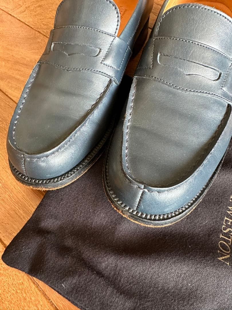 jmweston シグニチャーローファーネイビー