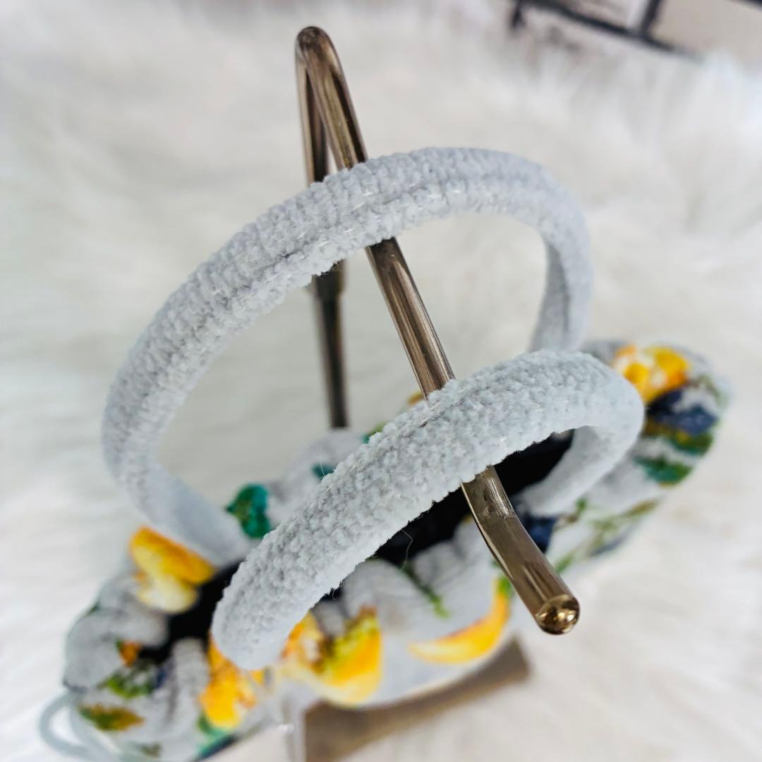 未使用✨FEILER シチリアーノ レモン 持ち手付き巾着バッグ ANA限定