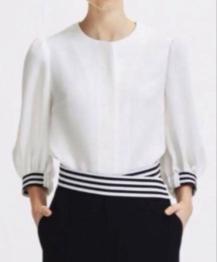 ボーダーズアットバルコニー バルーンスリーブトップ