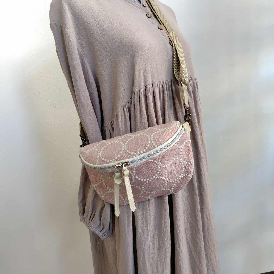 月*陽様 ミナペルホネン/tambourine タンバリンピンク/ボディーバッグ