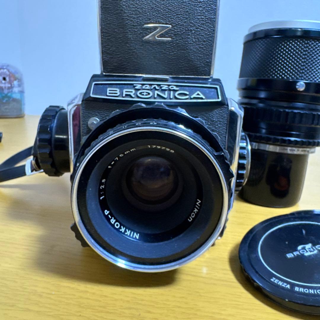 フィルムカメラ ZENZA BRONICA S2 + 75mm F2.8 + 200mm F4