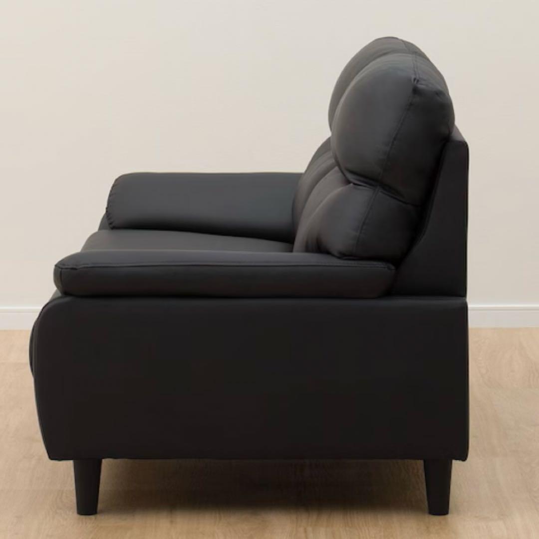 ニトリ合成皮革 2人掛けソファー