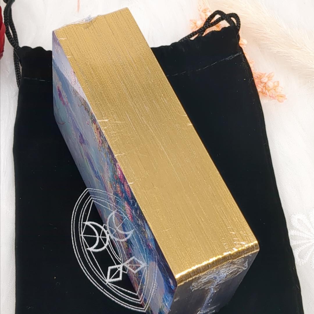 希少✨金縁ver入荷1点のみ✨超美麗イラスト✨神秘的な異世界ファンタジータロット